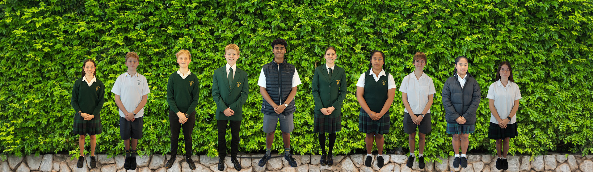 Principal addressing school assembly